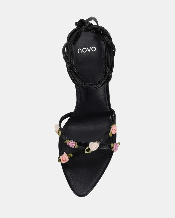 Party Women LORELAI BLACK Stilettos NOVO Shoes