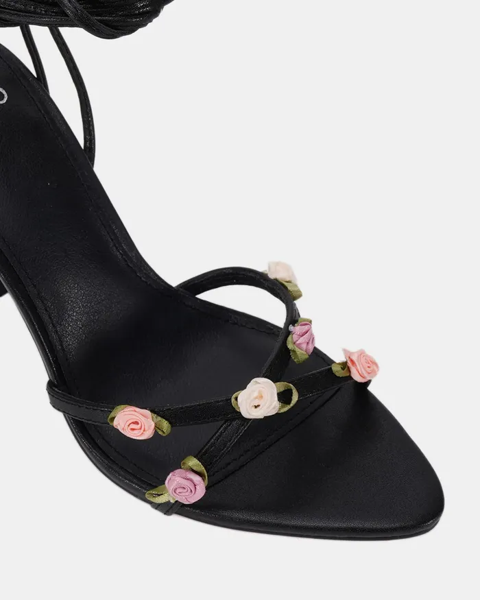 Party Women LORELAI BLACK Stilettos NOVO Shoes