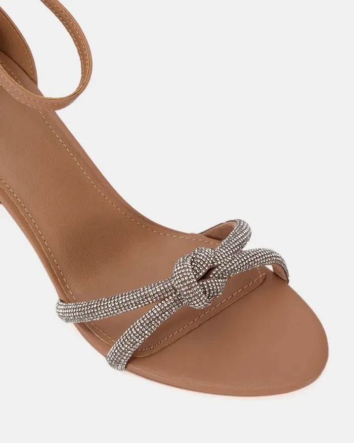 Party Women PERSEUS CAMEL Kitten Heels NOVO Shoes