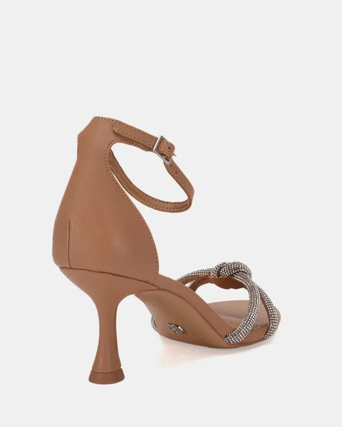 Party Women PERSEUS CAMEL Kitten Heels NOVO Shoes