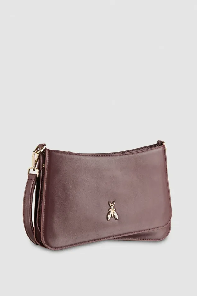 Patrizia Pepe Crossbodys Shoulder Bag With Leather Handles Purple 8211 Women
