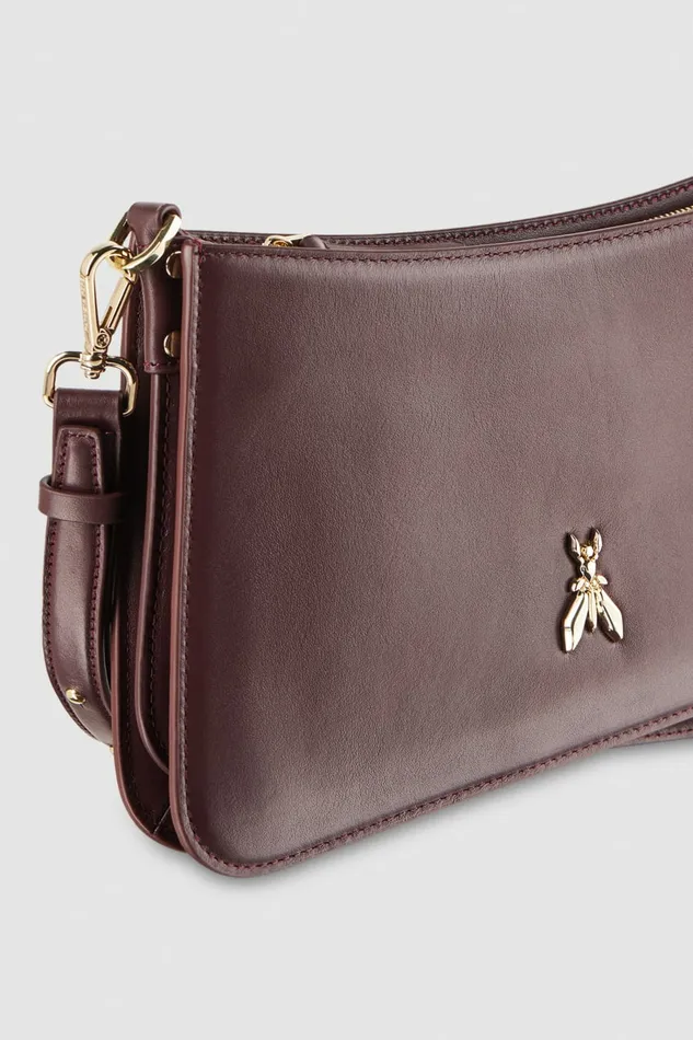 Patrizia Pepe Crossbodys Shoulder Bag With Leather Handles Purple 8211 Women