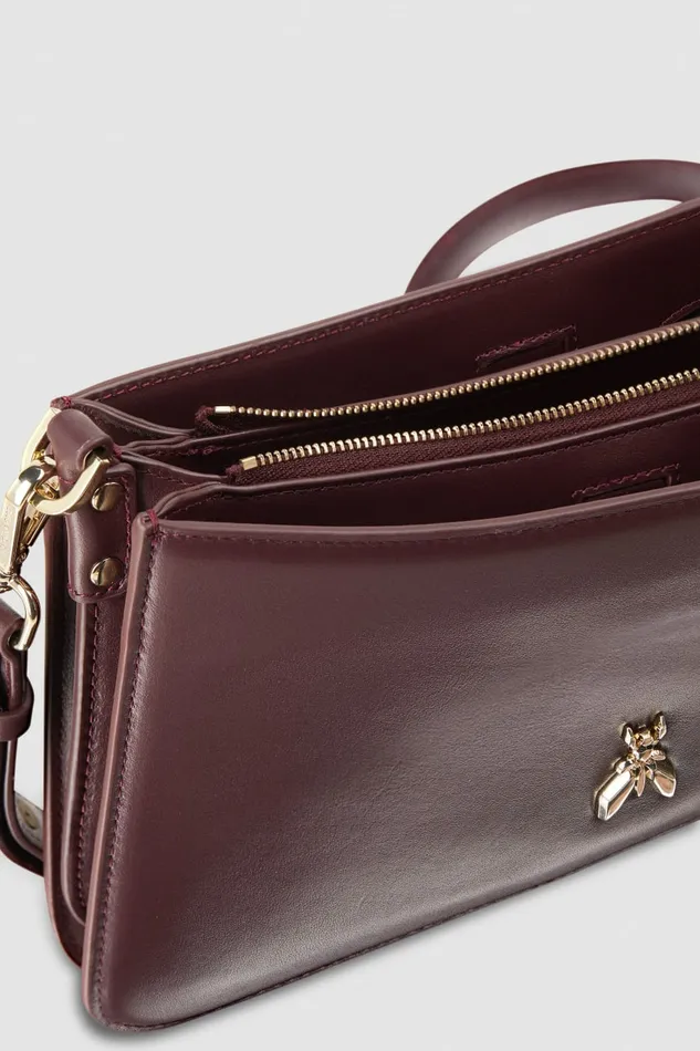 Patrizia Pepe Crossbodys Shoulder Bag With Leather Handles Purple 8211 Women