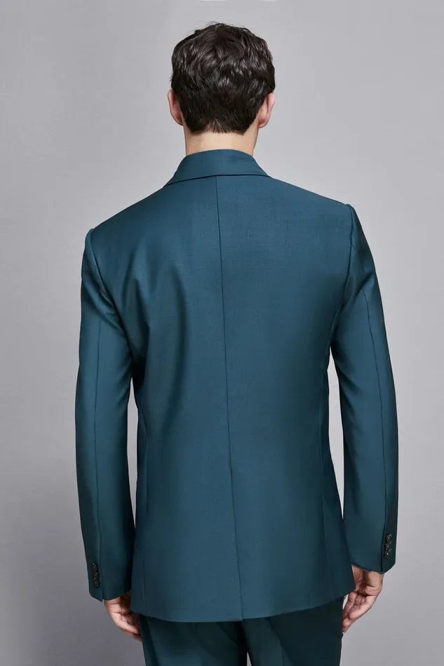 Patrizia Pepe Jackets Straight DoubleBreasted Jacket In Cool Wool Green 8211 Men