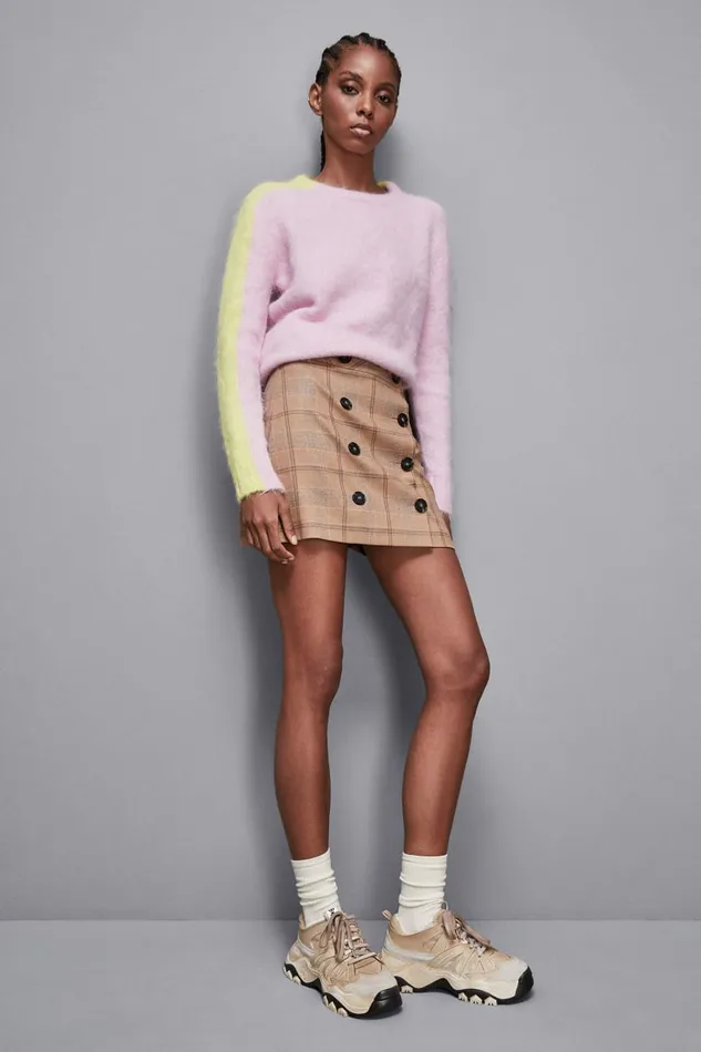 Patrizia Pepe Knitwear Ribbed AlpacaBlend Sweater Pink 8211 Women