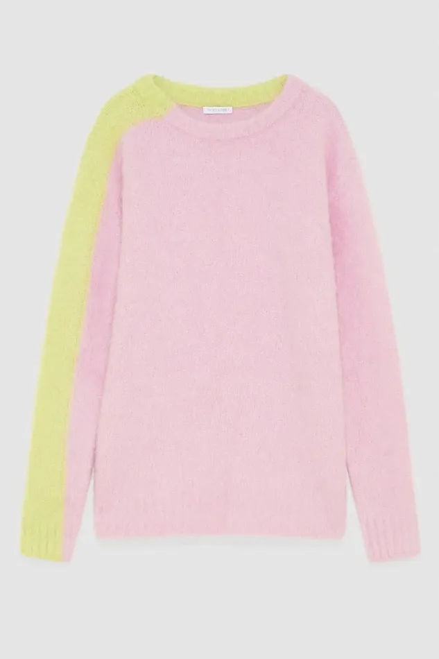 Patrizia Pepe Knitwear Ribbed AlpacaBlend Sweater Pink 8211 Women