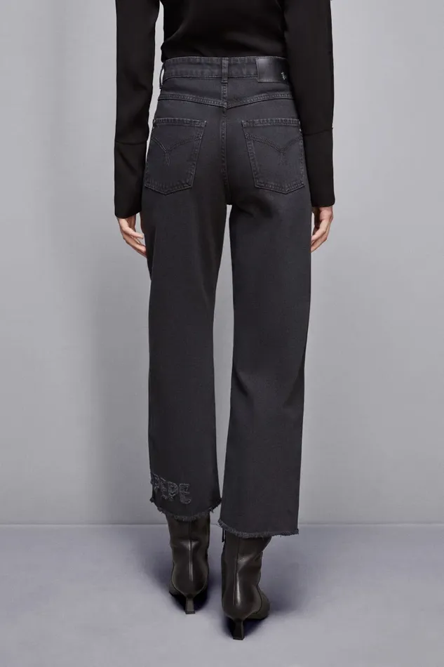 Patrizia Pepe Pants and Jeans Denim CigaretteFit Pants Black 8211 Women