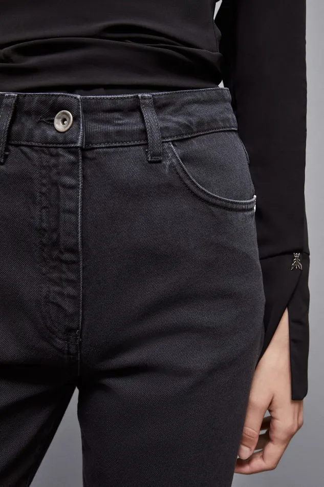 Patrizia Pepe Pants and Jeans Denim CigaretteFit Pants Black 8211 Women
