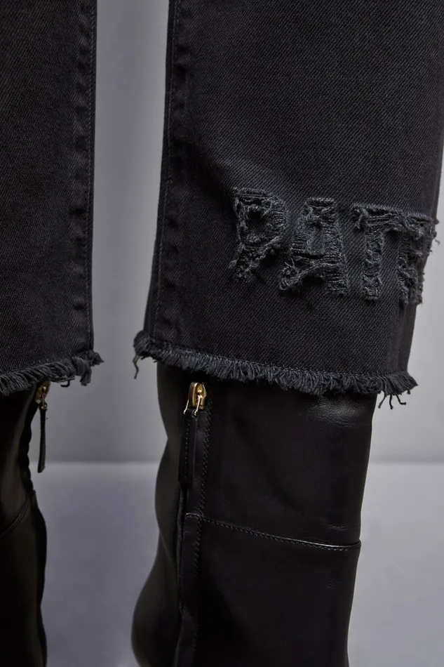 Patrizia Pepe Pants and Jeans Denim CigaretteFit Pants Black 8211 Women