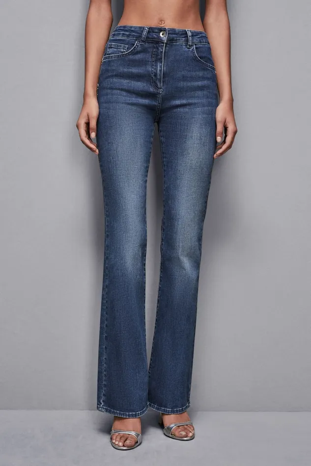 Patrizia Pepe Pants and Jeans Slim Fit Blue Denim Pants Light Blue 8211 Women