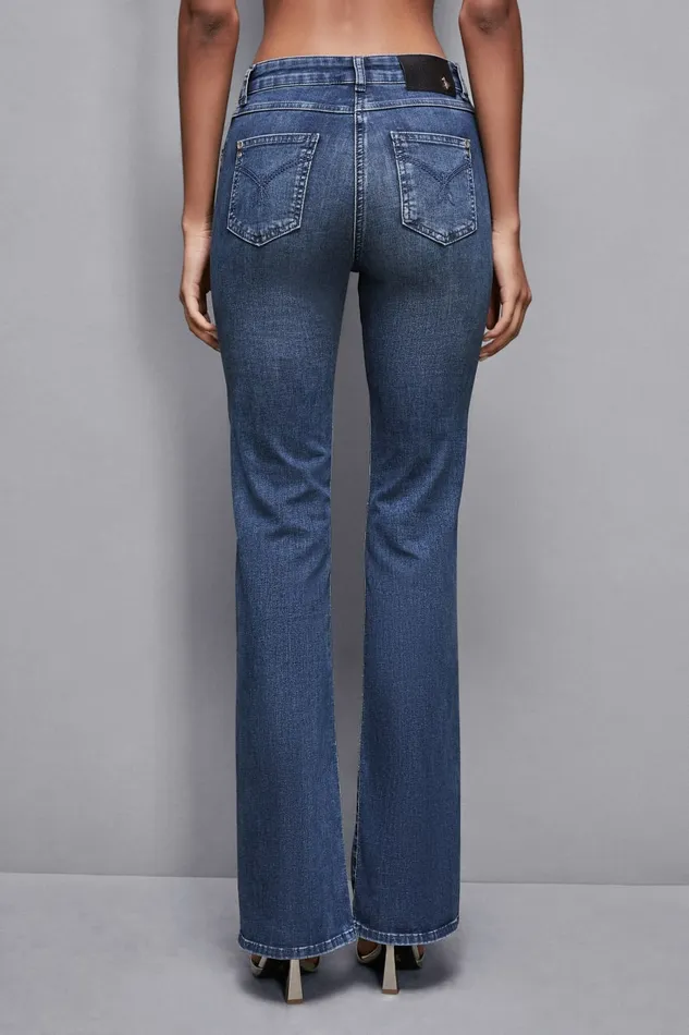 Patrizia Pepe Pants and Jeans Slim Fit Blue Denim Pants Light Blue 8211 Women
