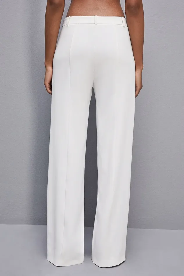 Patrizia Pepe Tailleur Cut Pants White 8211 Women