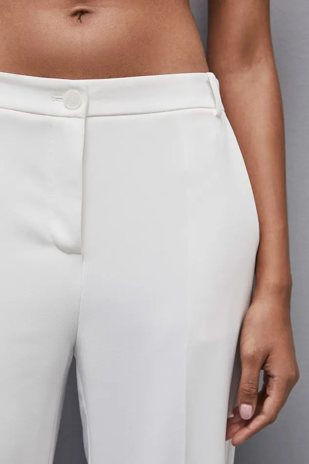 Patrizia Pepe Tailleur Cut Pants White 8211 Women