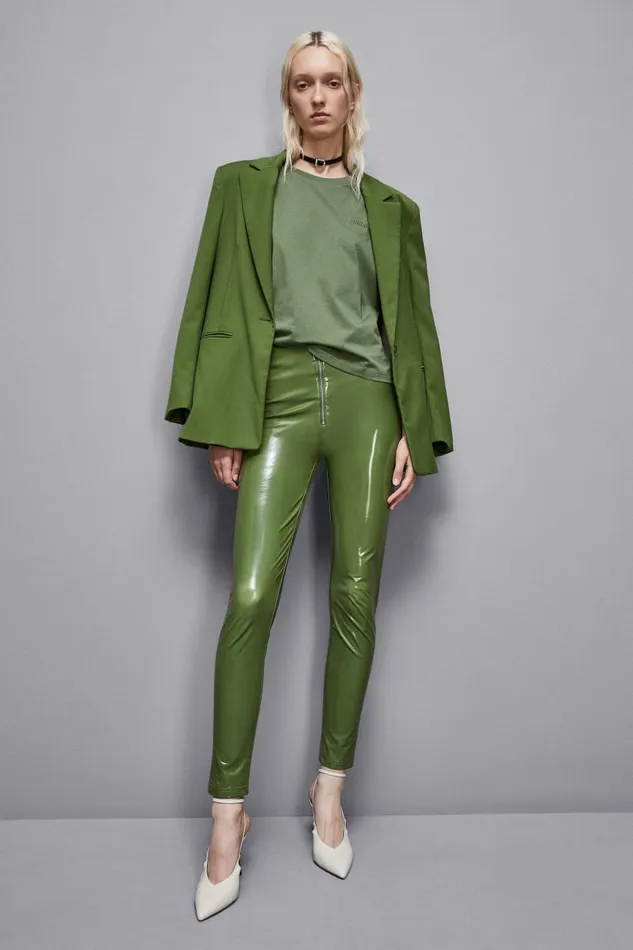 Patrizia Pepe Tailleur TShirt With Logo Green 8211 Women