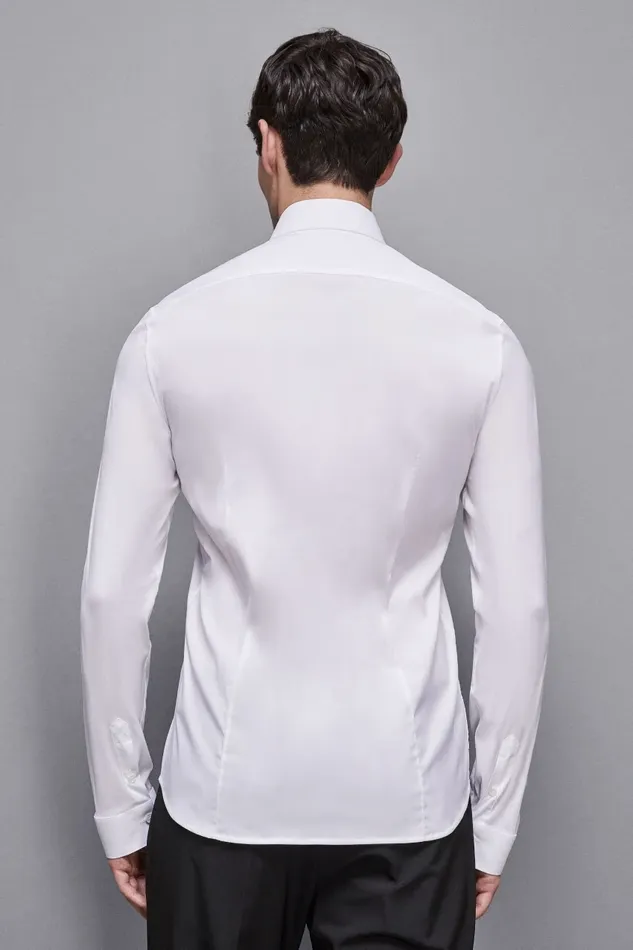 Patrizia Pepe Tops and Shirts Cotton Poplin Regular Shirt White 8211 Men