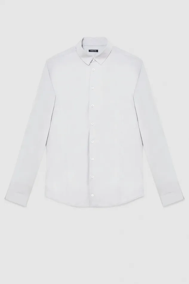Patrizia Pepe Tops and Shirts Cotton Poplin Regular Shirt White 8211 Men
