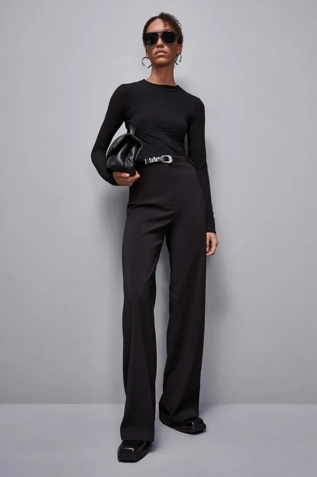 Patrizia Pepe Tops CrewNeck Jersey Sweater Black 8211 Women