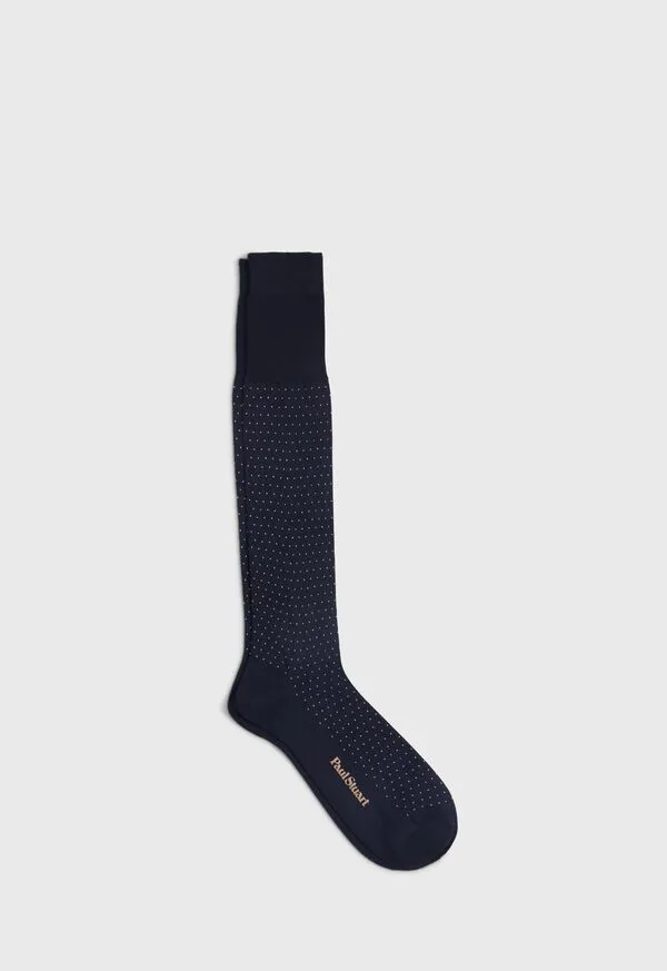 Paulstuart Socks Mens Pindot Dress Sock Black Paulstuart Socks Mens Pindot Dress Sock Black