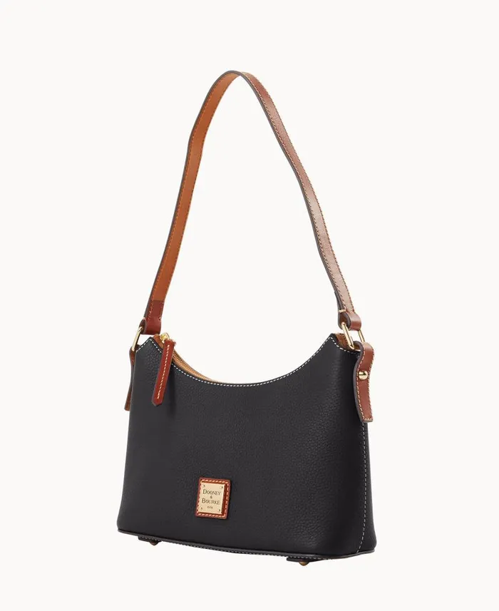 Pebble Grain Baguette Black Woman Dooney and Bourke Shoulder Bags Pebble Grain Baguette Black Woman Dooney and Bourke Shoulder Bags