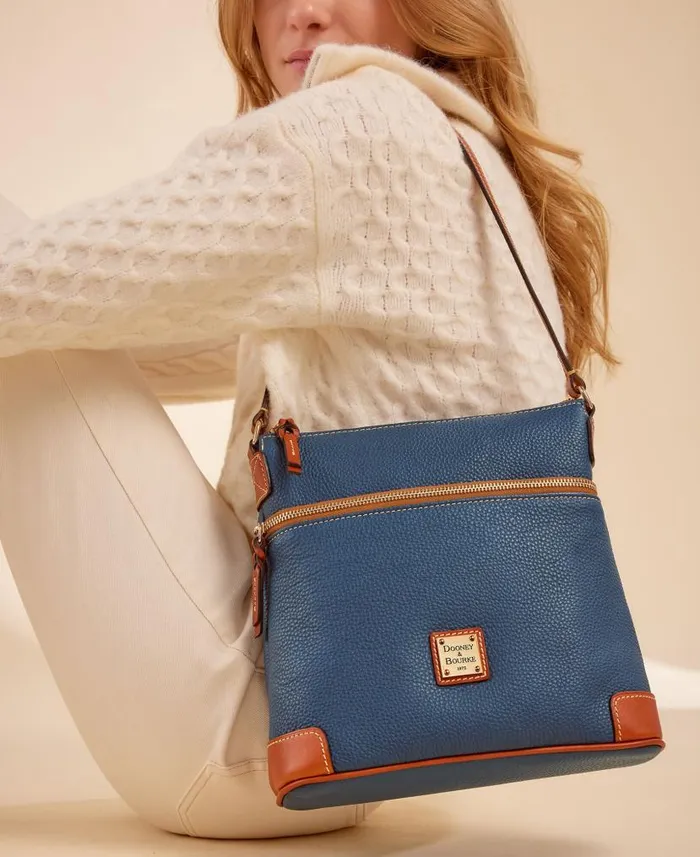 Pebble Grain Crossbody Caramel Woman Dooney and Bourke Crossbodies Pebble Grain Crossbody Caramel Woman Dooney and Bourke Crossbodies