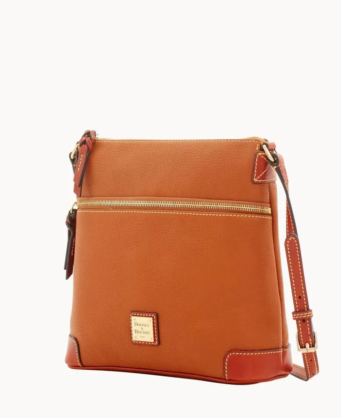 Pebble Grain Crossbody Caramel Woman Dooney and Bourke Crossbodies Pebble Grain Crossbody Caramel Woman Dooney and Bourke Crossbodies