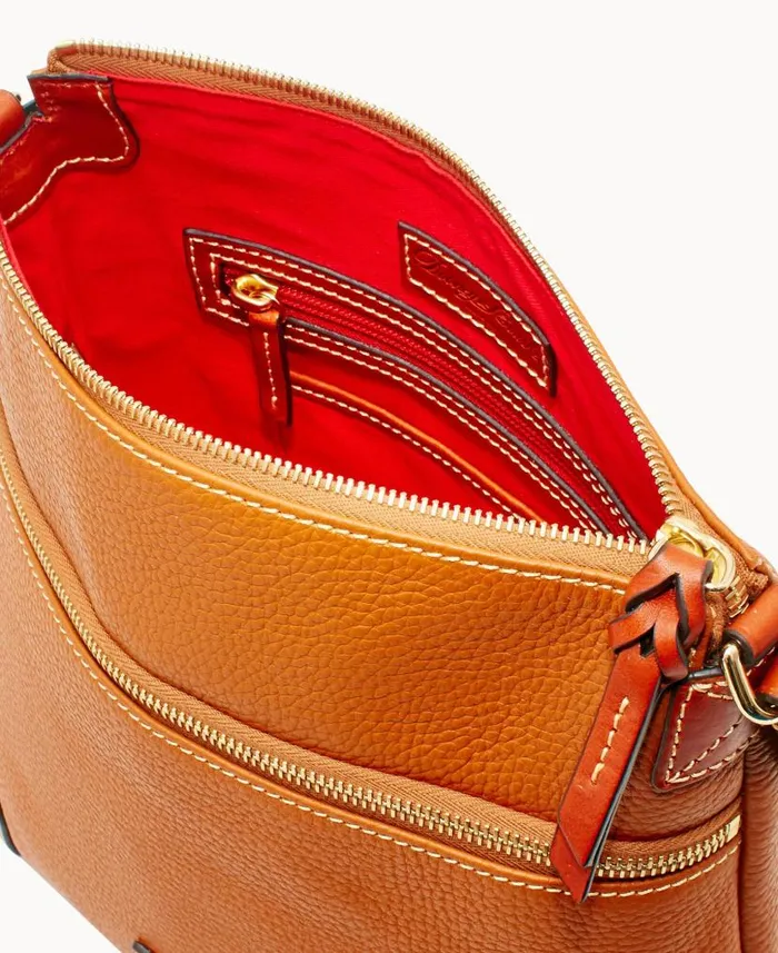 Pebble Grain Crossbody Caramel Woman Dooney and Bourke Crossbodies Pebble Grain Crossbody Caramel Woman Dooney and Bourke Crossbodies