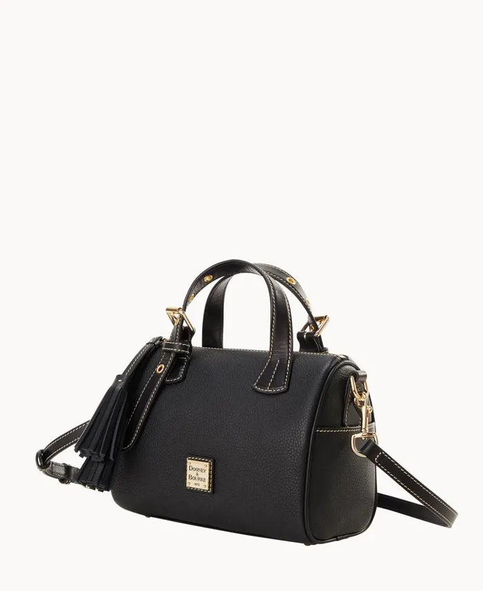 Pebble Grain Small Kendra Satchel Black Black Woman Dooney and Bourke Satchels Pebble Grain Small Kendra Satchel Black Black Woman Dooney and Bourke Satchels