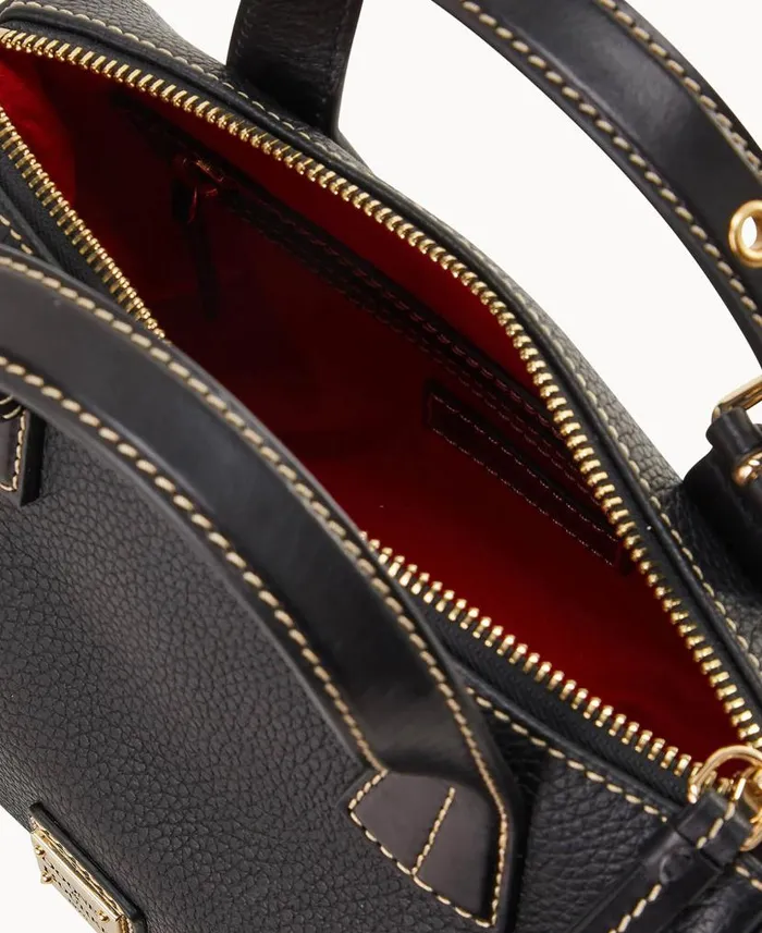 Pebble Grain Small Kendra Satchel Black Black Woman Dooney and Bourke Satchels Pebble Grain Small Kendra Satchel Black Black Woman Dooney and Bourke Satchels