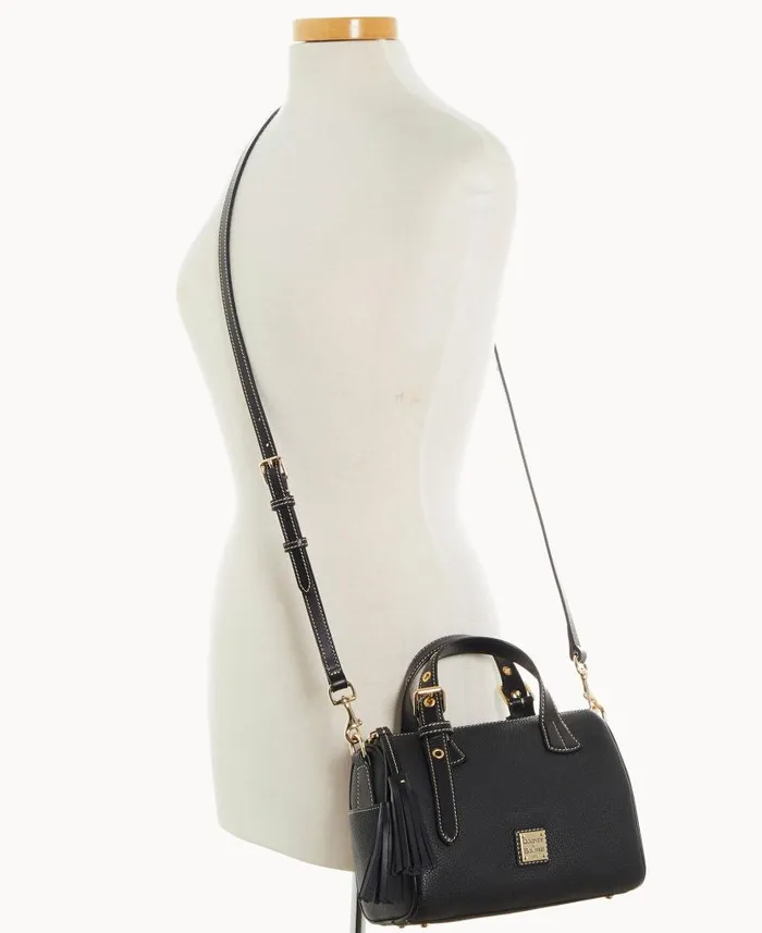 Pebble Grain Small Kendra Satchel Black Black Woman Dooney and Bourke Satchels Pebble Grain Small Kendra Satchel Black Black Woman Dooney and Bourke Satchels