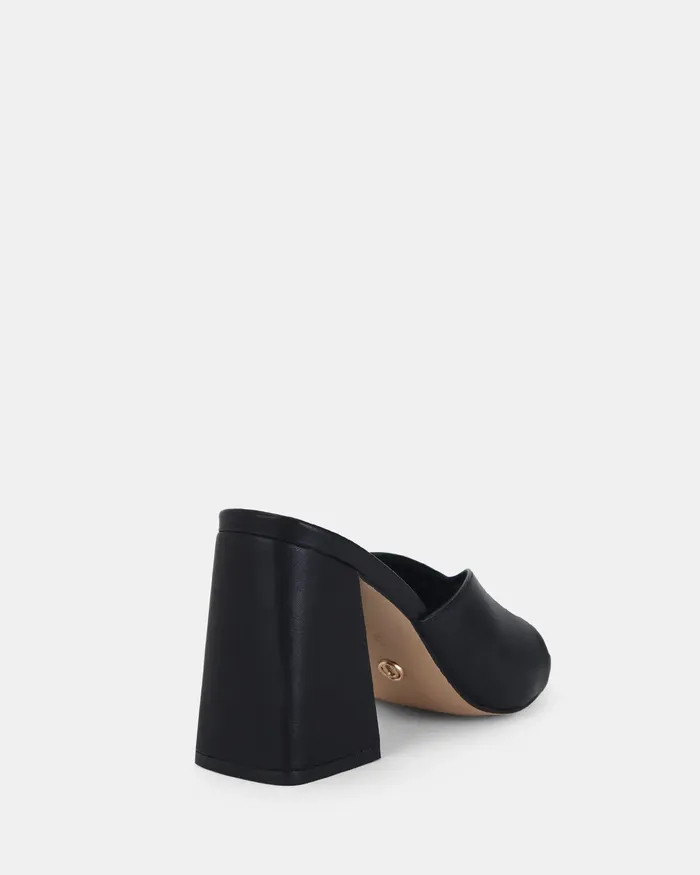 Peep Toes LYLLA BLACK Open Toe Heels NOVO Shoes Women