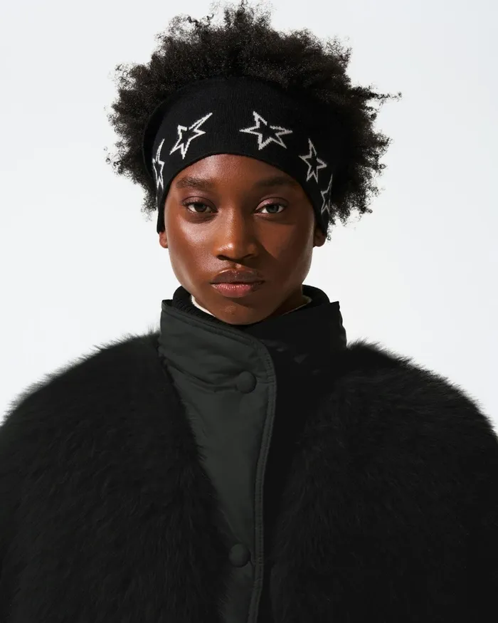 Perfect Moment Faux Fur Coat Black Women Jackets