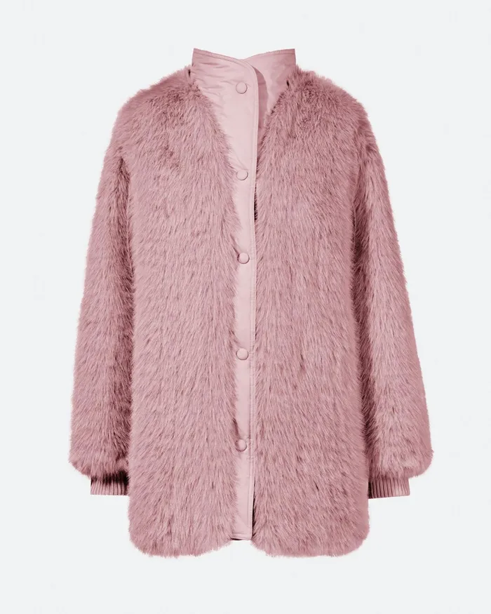 Perfect Moment Faux Fur Coat Pink Women Jackets