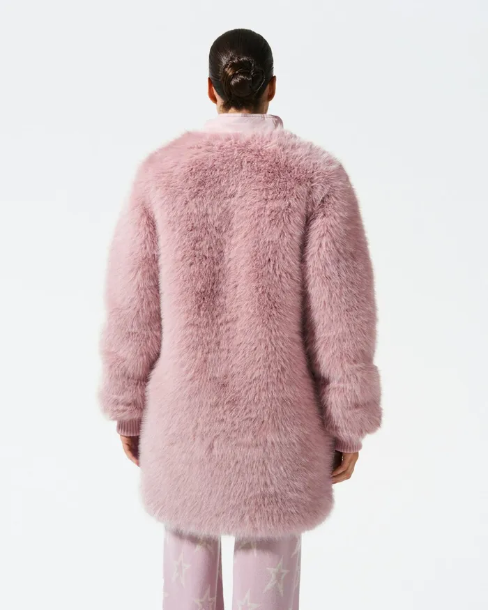 Perfect Moment Faux Fur Coat Pink Women Jackets