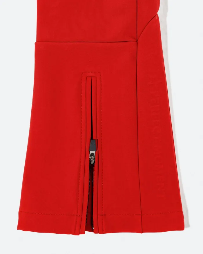 Perfect Moment High Waist Aurora Flare Ski Pant Red Kids Pants
