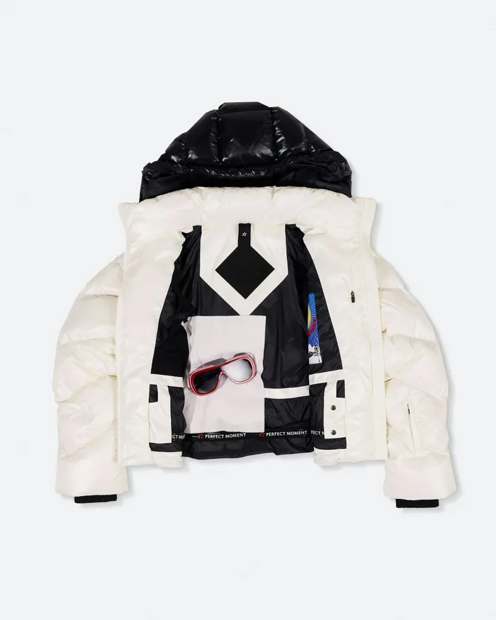 Perfect Moment Mountain Puffer Jacket Snow White Women Jackets