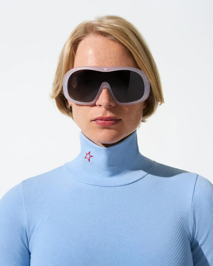 Perfect Moment Seamless Thermal Top Bluebird Blue Women Base Layers