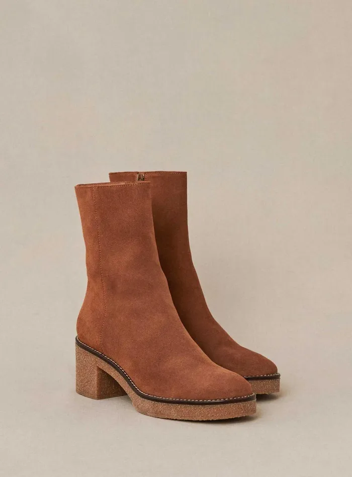 Petite Mendigote Ankle Boots Fw24 Bottine A Talon Natural 8211 Women