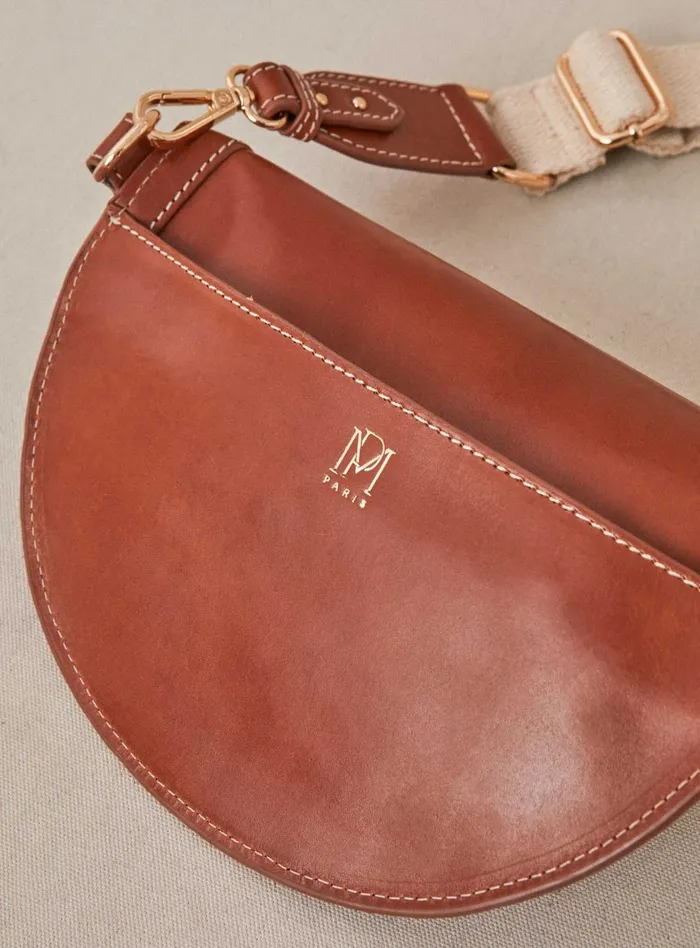 Petite Mendigote Bananas Fw24 Sac Banane Sana Cuir Camel 8211 Women