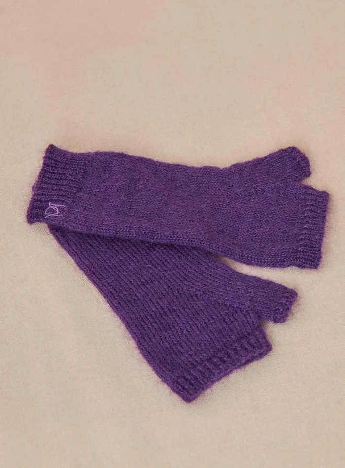 Petite Mendigote Jackets and Coats Aimy Mittens Purple 8211 Women