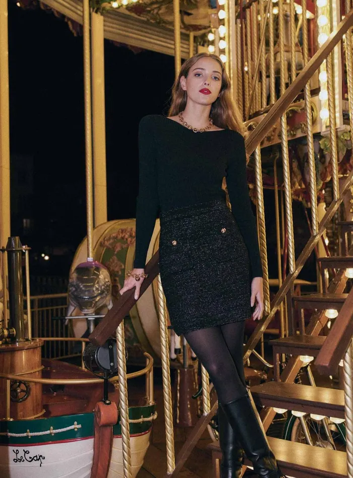Petite Mendigote Skirts and Shorts Joane Skirt Black 8211 Women