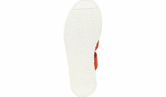 Platform Women Franco Sarto Franco Brock Platform Sandal Tangerine Leather
