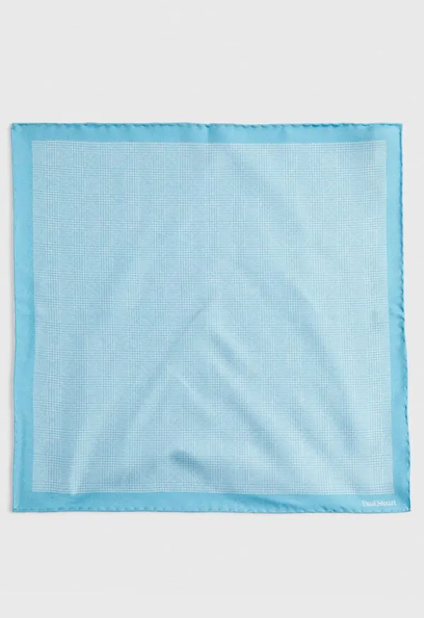 Pocket Squares Mens Paulstuart Reversible Silk Plaid Pocket Square Mint Pocket Squares Mens Paulstuart Reversible Silk Plaid Pocket Square Mint
