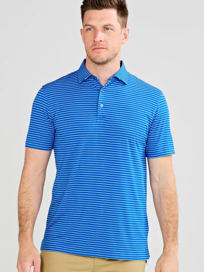 Polo Shirts Men Tasc Performance Cloud Polo 8211 Brookline Stripe