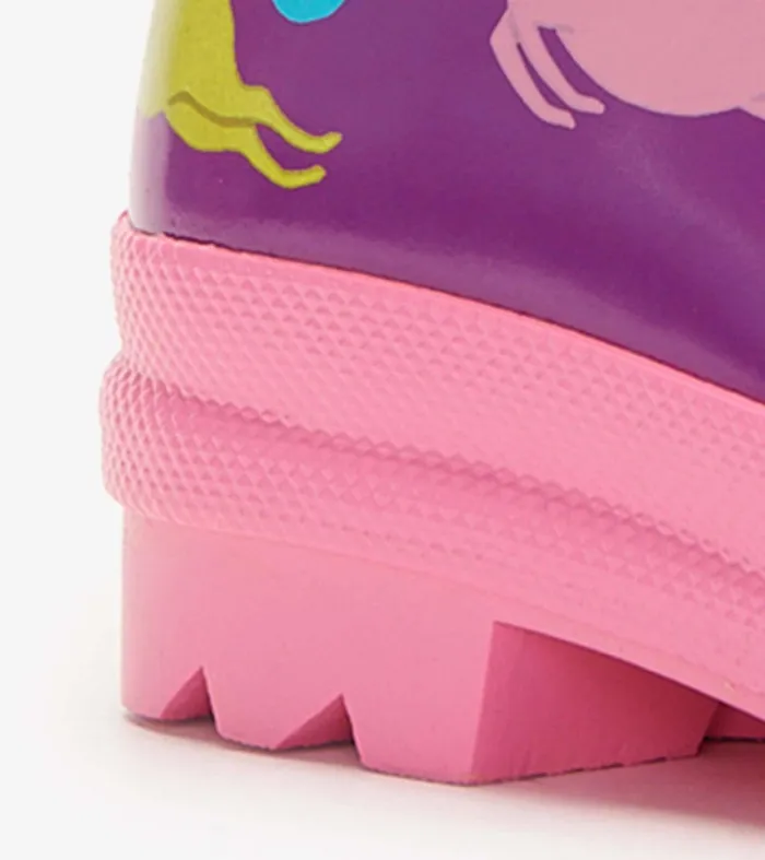 Pretty Unicorn Shiny Kids Rain Boots Hatley