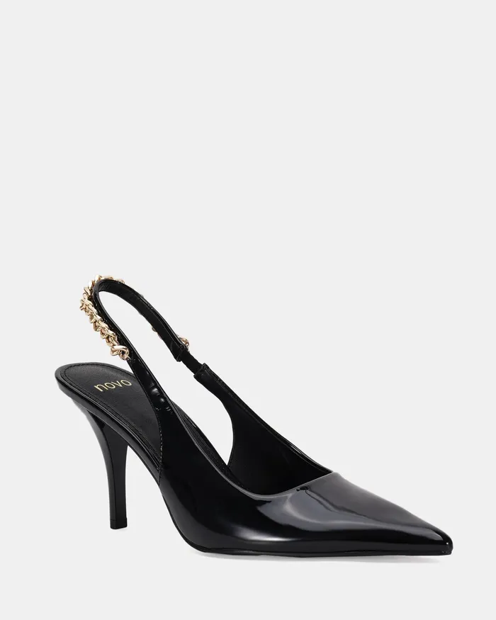 Pumps NOVO Shoes Women ZATHY Black Patent Pumps