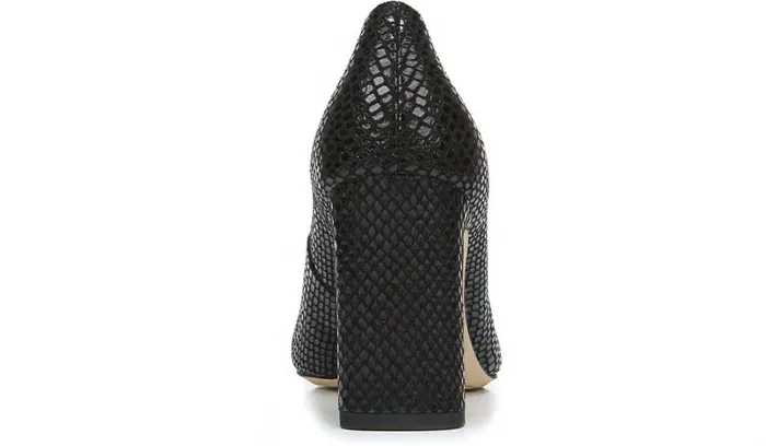 Pumps Women Franco Sarto Franco Gianna Pump Black Snake Print Fabric