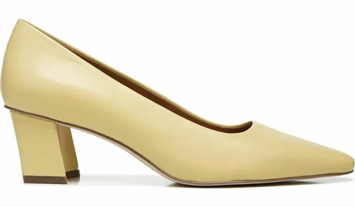 Pumps Women Franco Sarto Sarto Regal Pump Light Yellow Leather