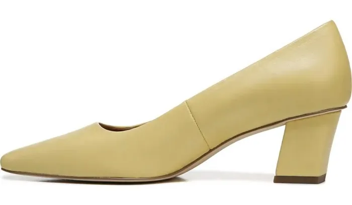 Pumps Women Franco Sarto Sarto Regal Pump Light Yellow Leather