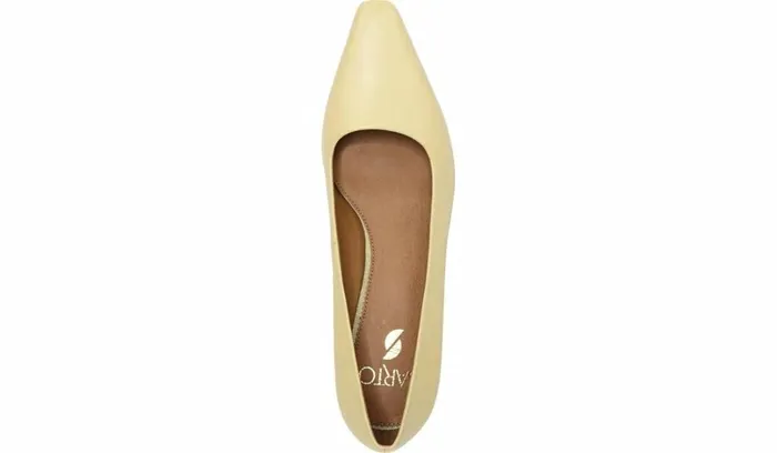 Pumps Women Franco Sarto Sarto Regal Pump Light Yellow Leather