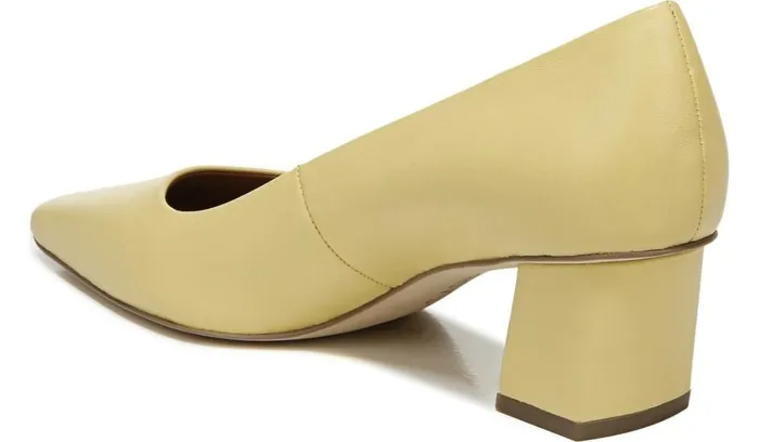 Pumps Women Franco Sarto Sarto Regal Pump Light Yellow Leather